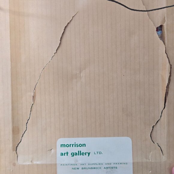 3 For 55 🫶✌️Vintage 1970s Needlepoint Tapestry Art in Wooden Teak Frame - Picture 4 of 4